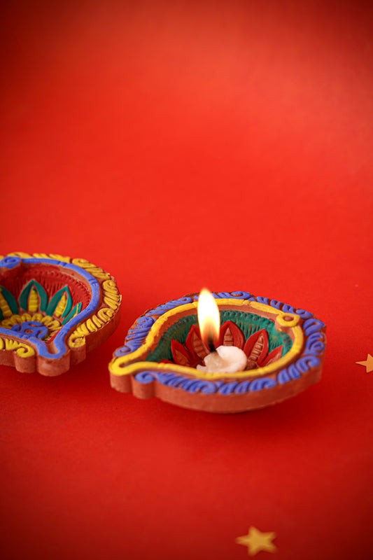 DIY - Paint and Decorate Your Own Diyas